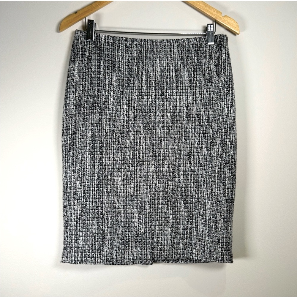 Karl Lagerfeld - Plaid Pencil Skirt Tweed